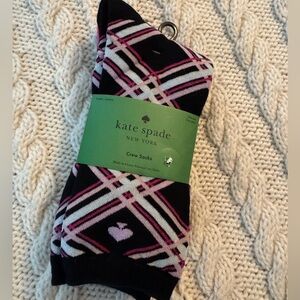 New Kate Spade‎ New York Womens Crew Socks 3 Pairs, one size